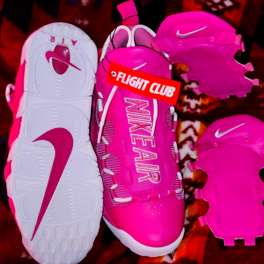 Nike pink fire & white size 9